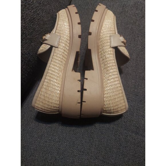 Vera Creation Women's Loafers. Size 6.5 Sunny Pro Beige NWOT Bamboo Y2K Slip On - Picture 6 of 10